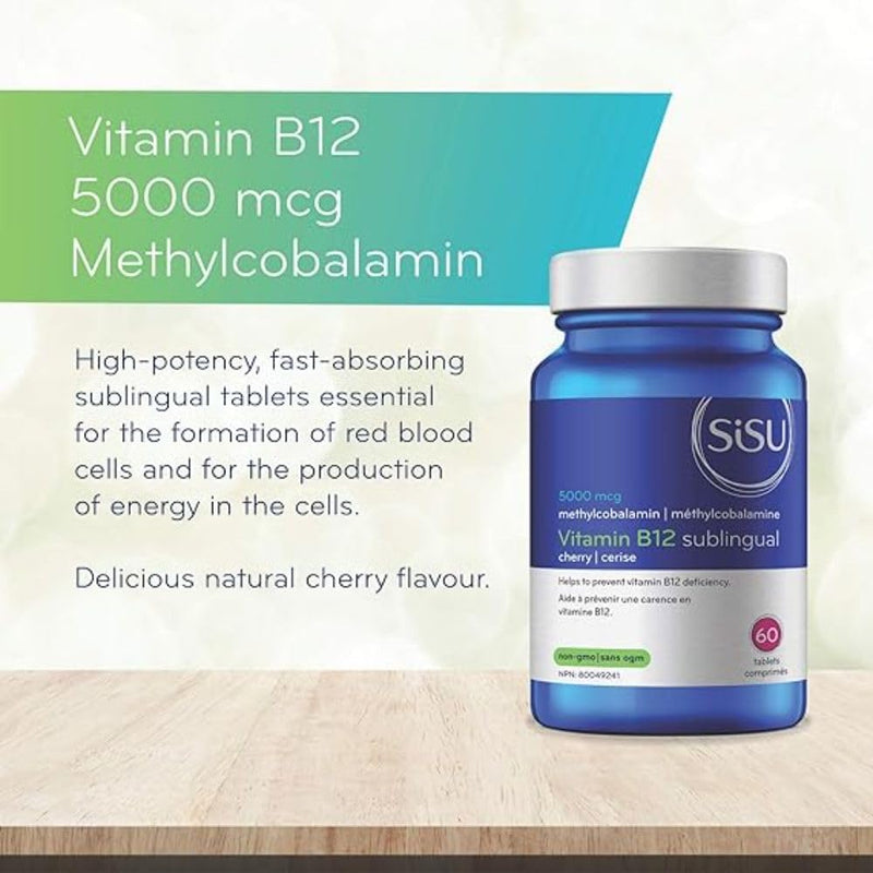 Sisu B12 5000Mcg, 60 CT