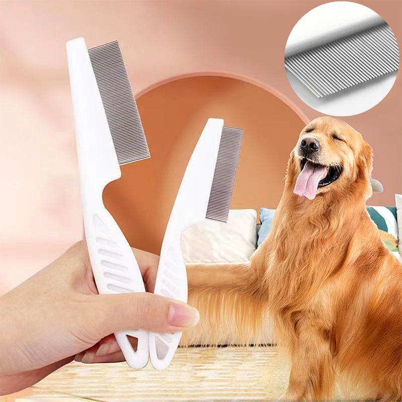 Flea Comb Cats, Pack of 2 Flea Comb for Dogs Cats Flea Comb Dog Lice Comb Flea Comb for Dogs Flea Comb for Removing Fleas Flea Comb for Cats and Dogs Lice Comb Stainless Steel for Cats and Dogs - BeesActive Australia