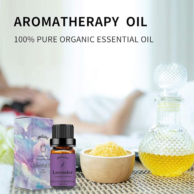 yethious Genuine Lavender Essential Oil 100% Pure Essential Oil Natural Diffuser for Massage Aromatherapy (10ml) - BeesActive Australia