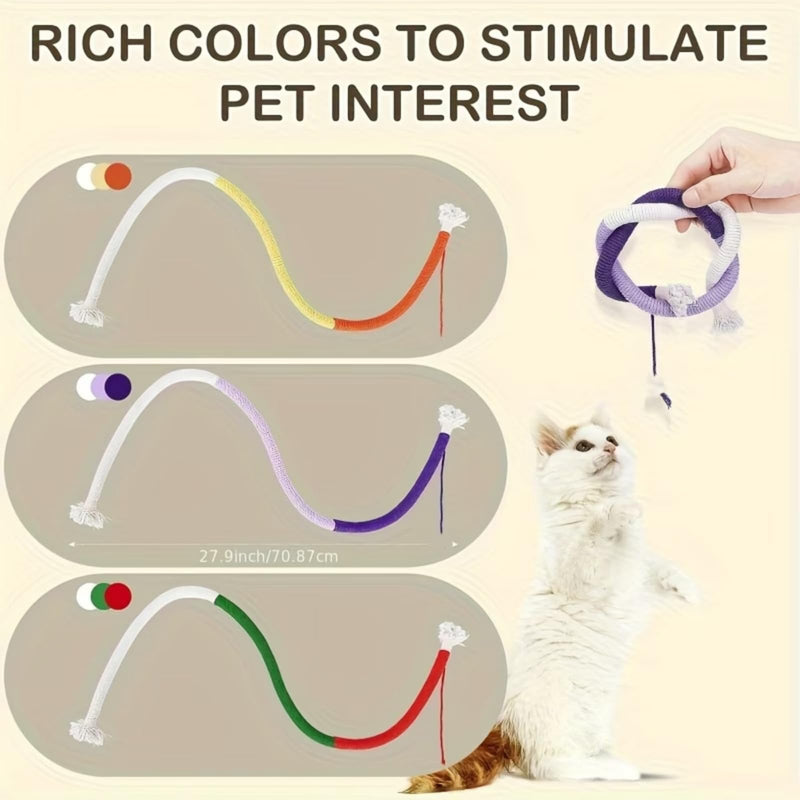 3PCS Natu/ral Catnip Chew Rope for Cats,Catnip T/oys for Cats,Interactive Cat To/ys for Indoor Cats Adult,Kitten Teething T/oys for Dental Care,Cat Dental Sticks & Chew Sticks,Cat Dental Chew Sticks