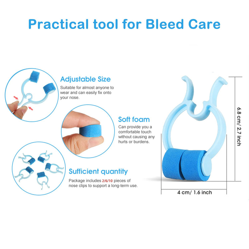 Stop Nosebleeds Epistaxis Clip Nose Bleed Stopper Nasal Clip Treatment (10pack) 10pack - BeesActive Australia