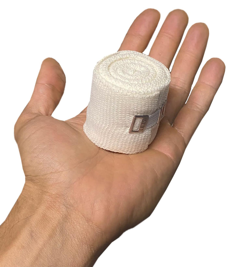 24 Pack Traditional Sport Bandages Sporting Gauze for Box Vendas Deportivas set of Athletic Gauzes for Hand Wraps used in Mexican Boxing Gloves Combat Sports MMA & Martial Arts 2" x 16.5 ft Long