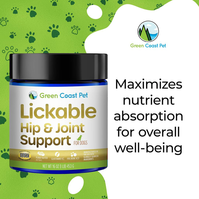 Lickable Actives (Hip/Joint & Discomfort Support) Supplement for Dogs, 16 oz Hip/Joint & Discomfort Support - BeesActive Australia