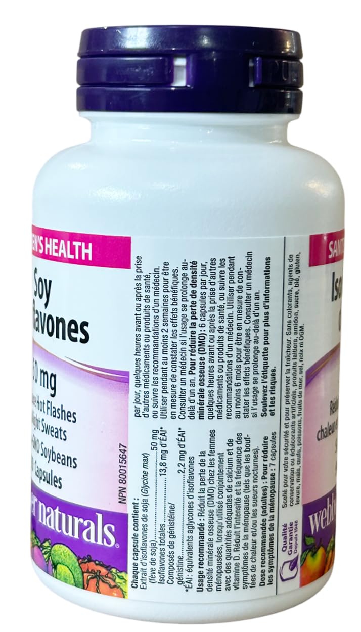 Webber Naturals Soy Isoflavones 50mg 90 Capsules