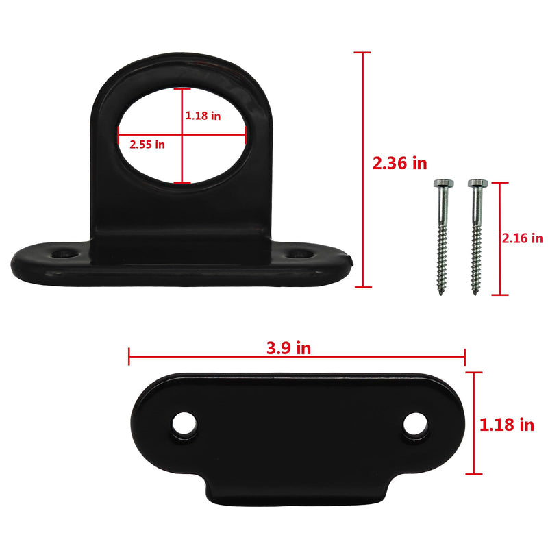 Resistance Band Wall Anchor(3 PCS Black),Heavy Duty Resistance Bands Wall Mount,Adjustable Resistance Band Hooks,Wall Anchor for Resistance Bands for Home Gym Workouts