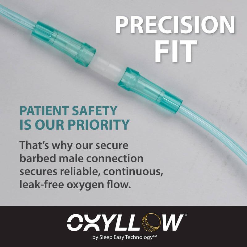 Premium Swivel Connector| 5 Count | 360¬∞ Rotating Design to Reduce Tube Tangle | Barbed Secure Fit for Leak-Free Oxygen Flow | Compatible with Major Respiratory Brands
