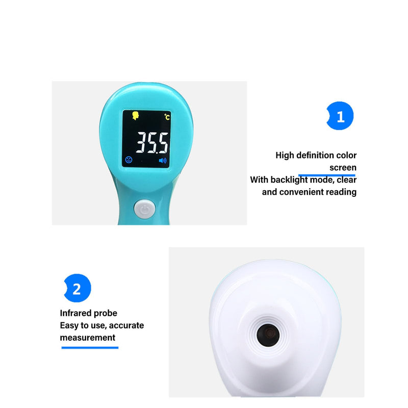 Zerodis Forehead Thermometer, Digital Pet Thermometer, Infrared Non-Contact High Accuracy 3 in 1 Animal Thermometer for Pets, Cats, Dogs, Cattle, Sheep, Pigs - BeesActive Australia