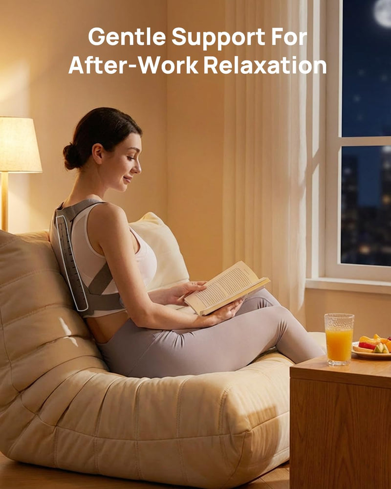 OFIR Upper Back Posture Corrector for Women, After-Work Sofa Reading Support, Twin-Pressure System Back Straightener Posture Brace For Women, 3D Diamond Breathable Cushioning,High-Elastic Straps Small - BeesActive Australia