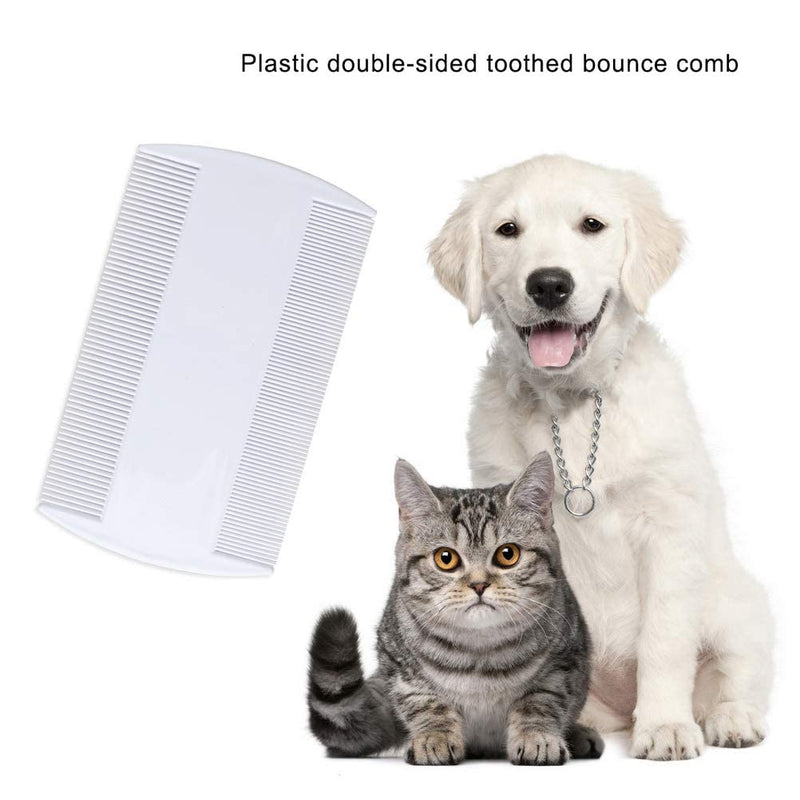 Fine-toothed head lice comb, 4 pieces flea comb for cats and dogs, durable double-sided nit combs, lice comb, nit comb, plastic for children, adults, pets - BeesActive Australia