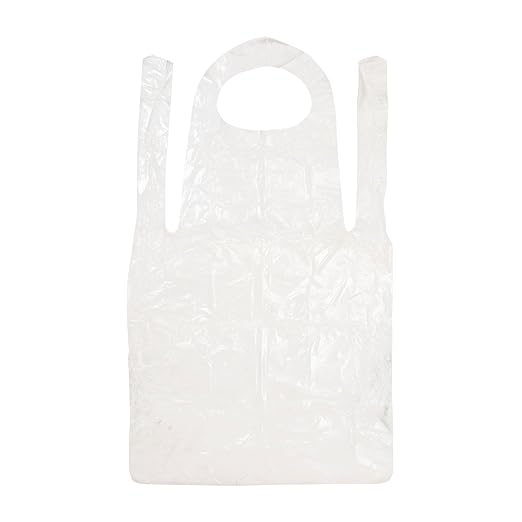 Saraya 51077 Plastic Apron, Sleeveless, 50 Pieces, White - BeesActive Australia