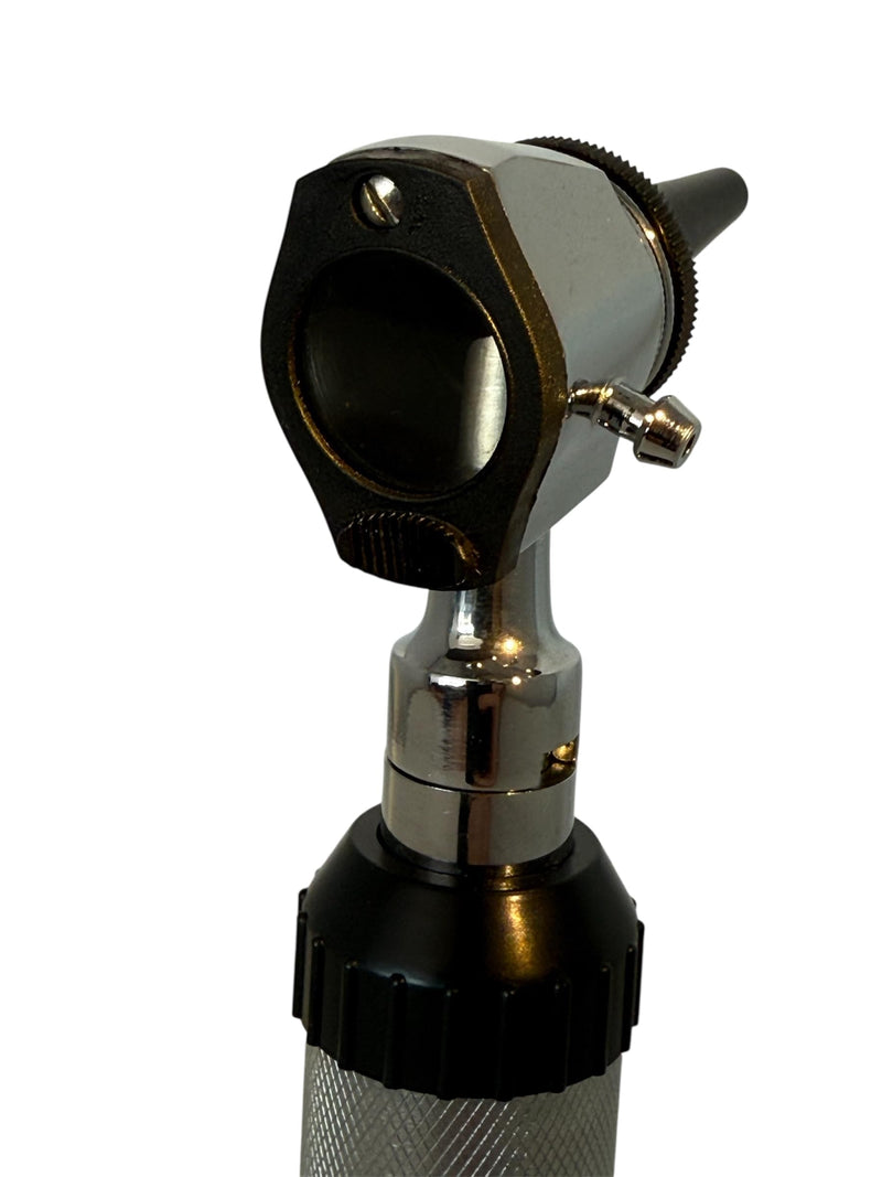 New RA Bock 3.2V Bright White LED Otoscope Set Includes Disposable Specula Adaptor and 3 Sizes of reuseable Specula Plus Zippered Leathette Case - BeesActive Australia