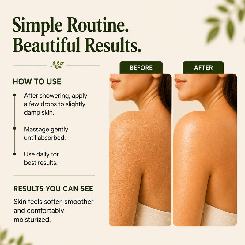 Vivo Per Lei Jojoba Moisturizing Body Oil - with Almond Oil - 3.5 Fl Oz | After Shower Body Oil - Deeply Hydrates - Real Flower Inside - Also Contains Camellia & Vitamin E - Lightweight - Non-Greasy