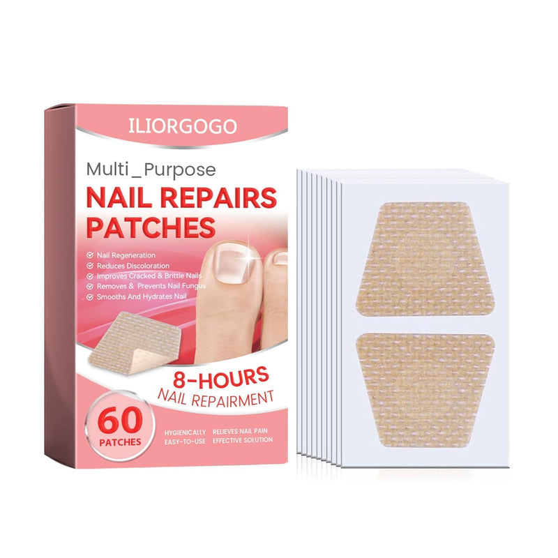 Fungal Nail Patches 60 Pcs – Extra Strength Hydrogel Treatment for Toenail Fungus, Upgraded Overnight Repair Nail Patches, 8-Hour Nighttime Nail Fungus Patches for Nail Fungus Treatment - BeesActive Australia