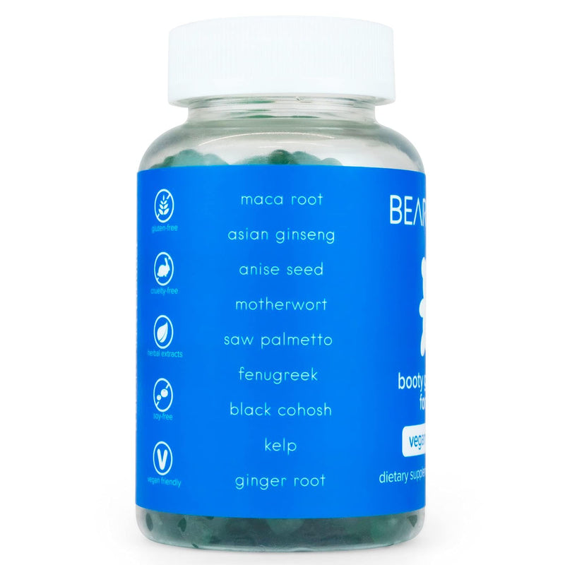 BEARVANA Peach Support Women’s Multivitamin Gummies - Includes Herbal Extracts & Essential Vitamins - Berry Flavor - 60 Gummies