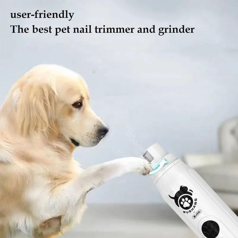 Cat nail grinders & clipper, dog grinder clippers trimmers, for dogs electric best indoor cats painless claw care nails with guard light, quiet grooming led pet cutter, small rechargeable (Black) - BeesActive Australia
