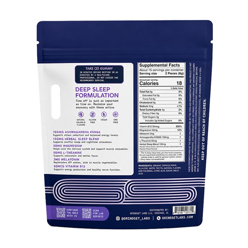 Sleep Gummies with KSM-66 Ashwagandha for Sleep & Recovery Support