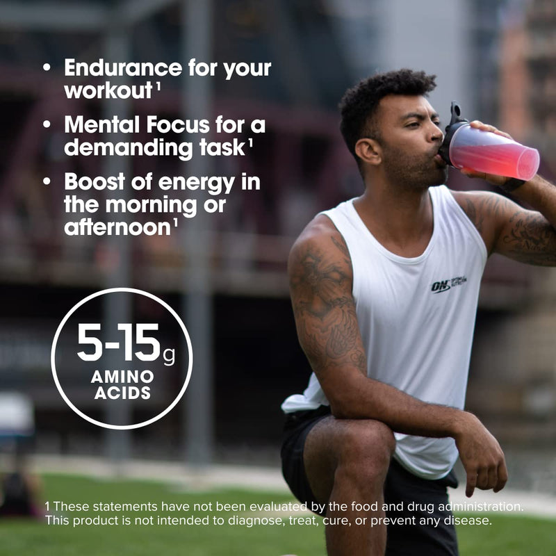 Optimum Nutrition, Amino Energy - Pre Workout with Green Tea, Bcaa, Amino Acids, Keto Friendly, Green Coffee Extract, Energy Powder - Concord Grape, 65 Servings 1.29 Pound (Pack of 1)