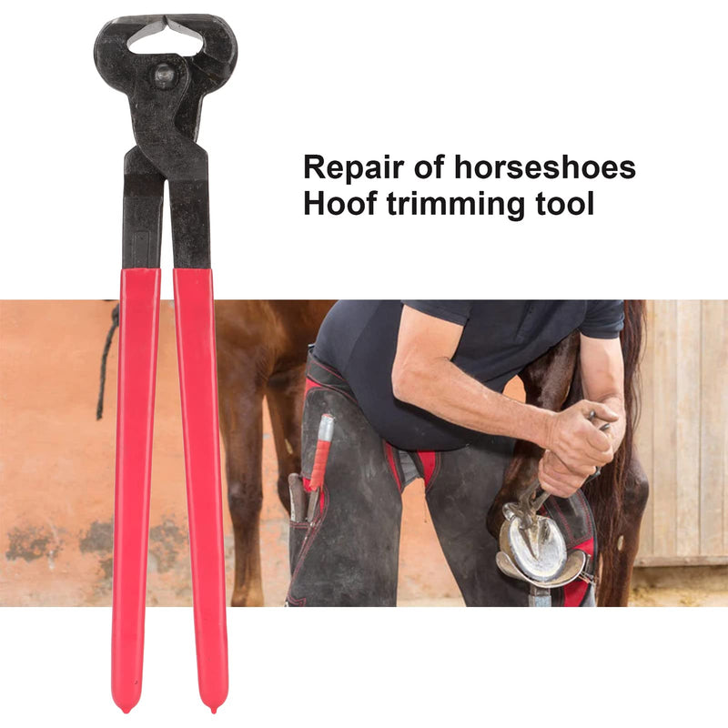 Hoof Nipper Trimmer, 14in Hoof Clippers Horseshoe Pliers Hoof Trimming Tools Horse Equipment for Goats Sheep Pigs Cattle Horses - BeesActive Australia