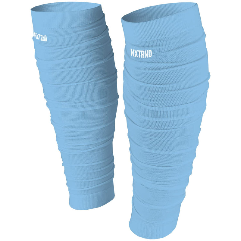 Nxtrnd Football Leg Sleeves, Calf Sleeves for Men & Boys, Sold as a Pair Columbia Blue Youth - BeesActive Australia