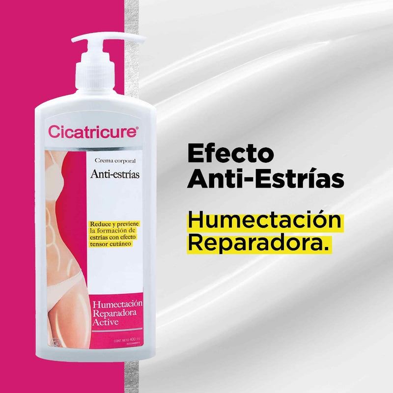 Cicatricure Anti-Stretch Mark Cream, 13.6 Fl Oz, Whole Body Moisturizer for All Skin Tones - BeesActive Australia