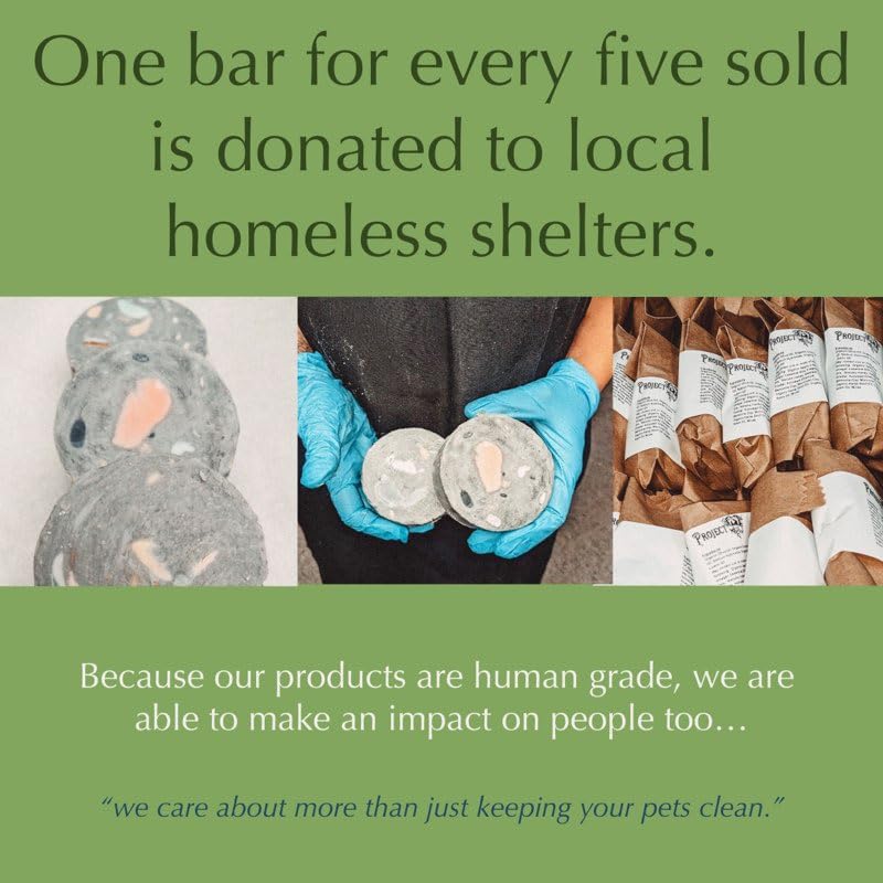 Gentle All Natural Dog Shampoo for Dry Coat for Sensitive Skin | Bar Shampoo for Dogs | Organic Dog Shampoo Sensitive Skin | Lavender (1) 1 - PawsPlanet Australia