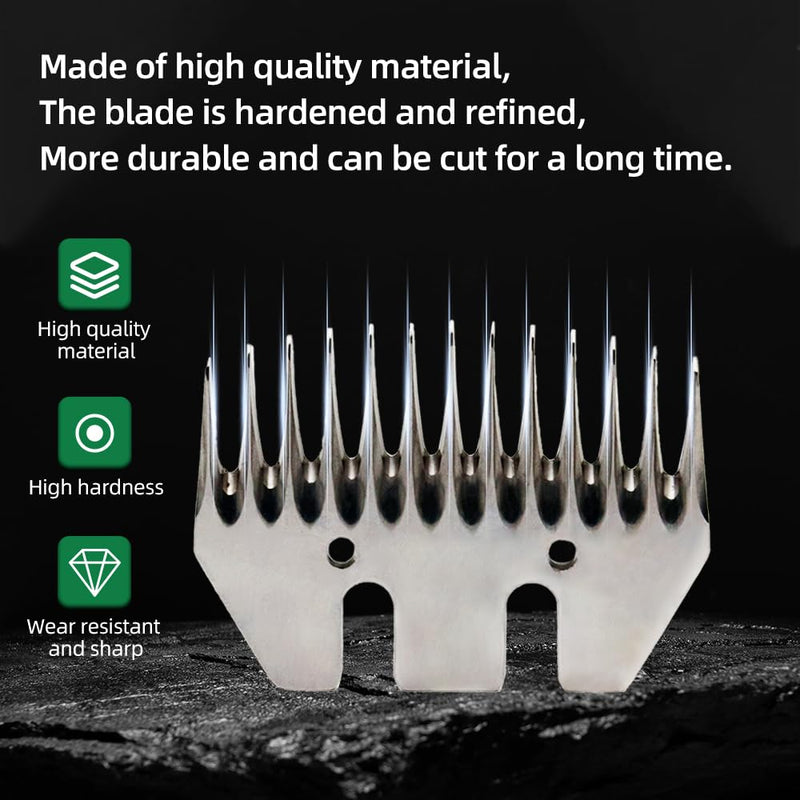 Sheep Shears Blades Straight 13-Tooth Wool Shearing Comb and Cutter - BeesActive Australia
