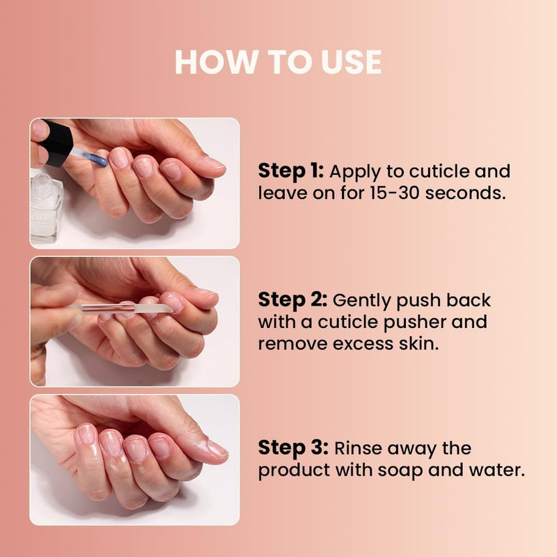 LONDONTOWN Fresh Glow Cuticle Remover - Instant Cuticle Remover Liquid - No Tool or Cutting Moisturizing Softening Nail Care for Dry, Damaged Cuticles, .40fl oz Original (0.4 fl oz) - BeesActive Australia
