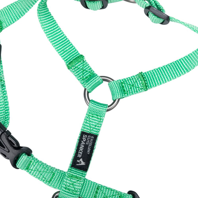 EXCELLENT ELITE SPANKER Adjustable Cat Harness No Pull Kitten Harness Pet Harness for Small Medium Large Kittens (GRN) Green - BeesActive Australia