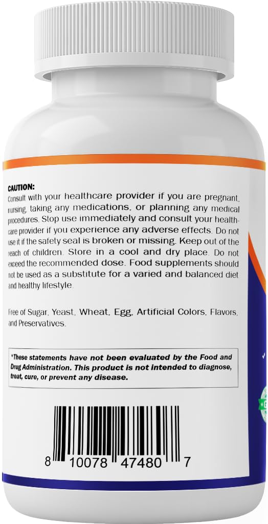 Vitamatic Glycine Supplement, 2000mg Per Serving, 300 Count, Non-GMO, Gluten Free