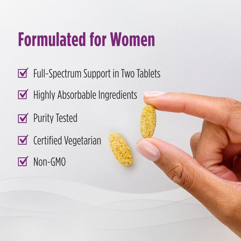 Nordic Naturals Women's Multivitamin - Extra Strength - 60 Tablets | 20 Essential Nutrients for Skin, Hair, Energy & Bone Support. Immunity Supplement. 30 Servings.