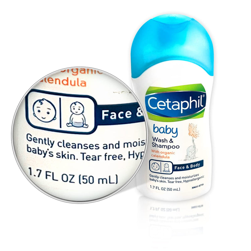 Baby Shampoo and Body Wash by Ceta phil, Travel size, Bulk, Tear free, Hypoallergenic, (Pack of 6), 1.7 fluid_ounces - BeesActive Australia
