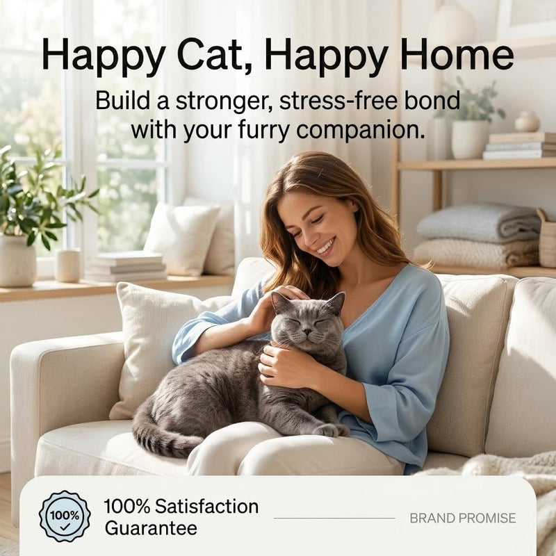 Cat Pheromone Calming Diffuser Gel, Unplugged Cordless Container, 1 Pack, Comforting Scent for Home and Car Travel, Lasts Up to 2 Months