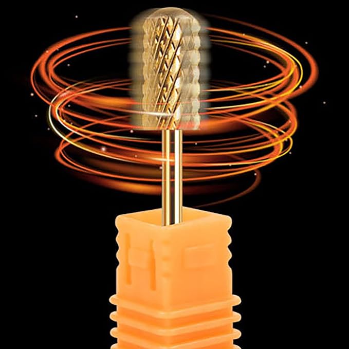 Nail Drill Bit, Nail Art, Drill Bit, Grinding Head, Polishing Head, Nail Machine Attachment, 3 Sizes in Total (Fine Grinding) + C (Coarse Grinding) + M (Medium Finish) - BeesActive Australia