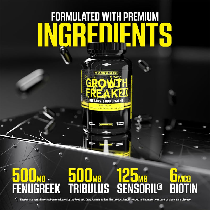 Pharmafreak Growth Freak 2.0 - Men's Ashwagandha Recovery Complex