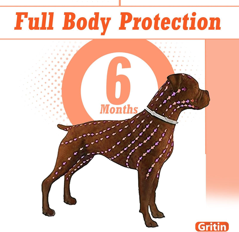 Flea and Tick Collar for Dogs, Flea Collar for Dogs, Dog Flea Collar Long Flea and Tick Prevention, Dog Flea and Tick Collar, Adjustable, Flea Collar One Size Fits All Dogs 2 Pack - BeesActive Australia