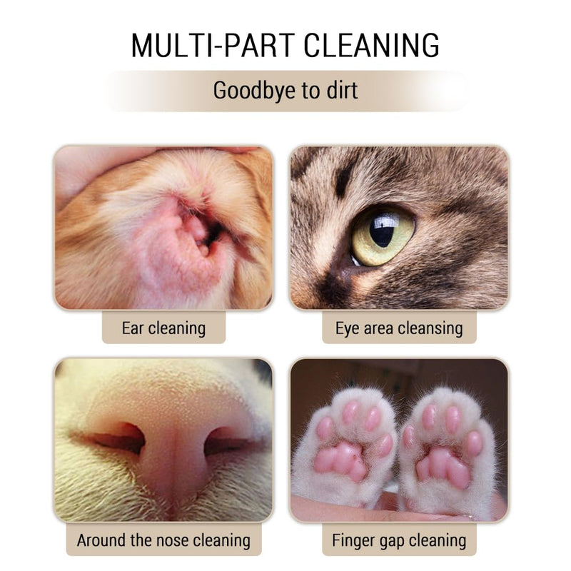 200 Pcs Pet Dog Ear Cleaner Cotton Buds, 15 cm Large Cotton-Buds Animal Ear Cleaning Cotton Swab Sticks Wax Remover for Cat Dog Ear-Wax Infection-Removal