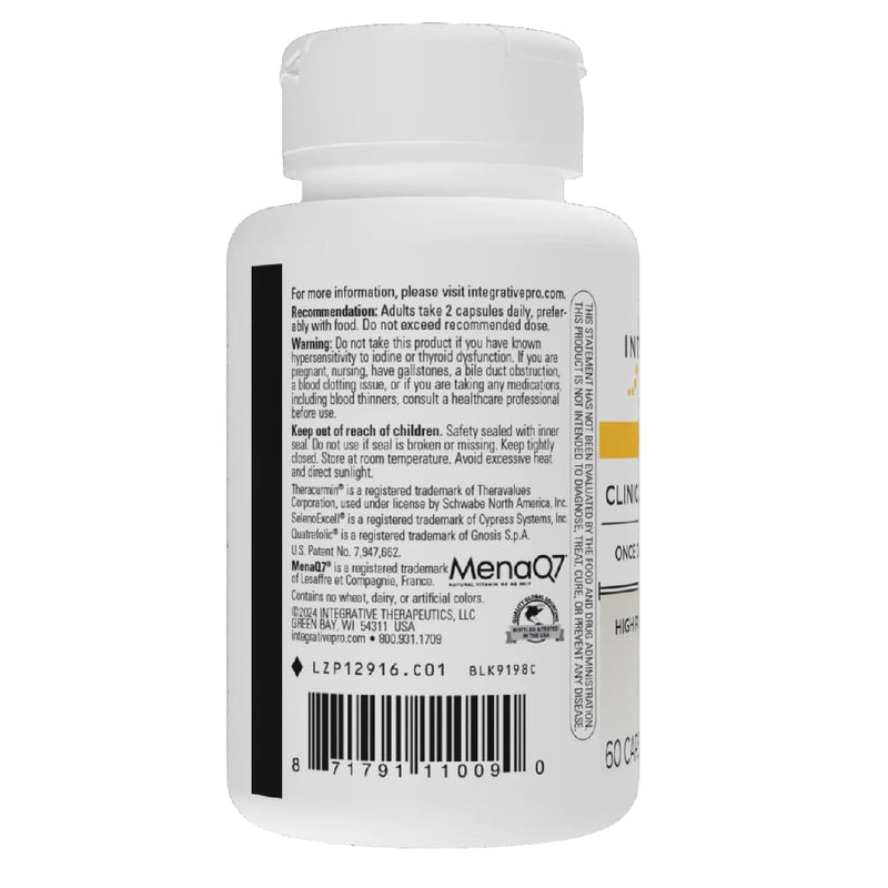 Integrative Therapeutics Clinical Nutrients HP - Daily Multivitamin for Vital Nutrients - Antioxidant Support for Men & Women* - No Added Iron - Dairy-Free - 120 Count (60 Servings) 120 Count (Pack of 1)
