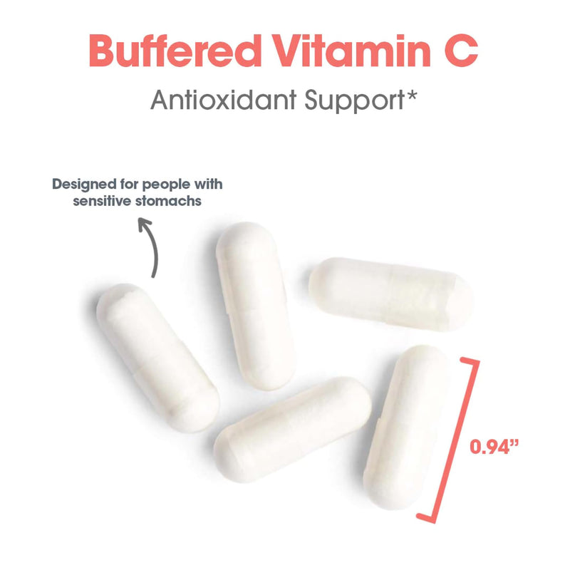 ARG Buffered Vitamin C Powder, Immune Support, 8.5 oz | Ascorbic Acid with Calcium, Magnesium and Potassium for Antioxidant and Immune Support, Non-GMO and Gluten-Free, 102 Servings