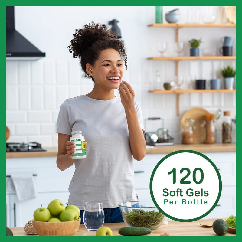 UNIQUE E A.C. Grace Company Mixed Tocopherols 120 Soft Gels, Supports Healthy Brain Function, General Health, and Aging Support, All-Natural Vitamin E and Kosher - BeesActive Australia