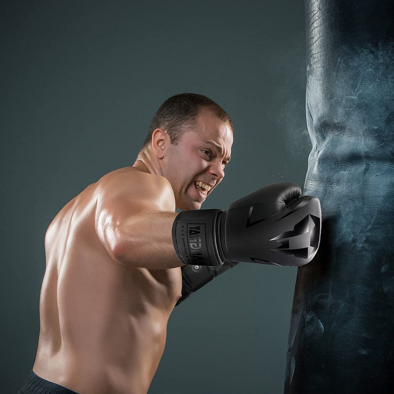 Punch Bag Training Gloves, LangRay MMA Grappling Gloves for Sparring Martial Arts Boxing Training for Adults and Kids Medium Bag gloves