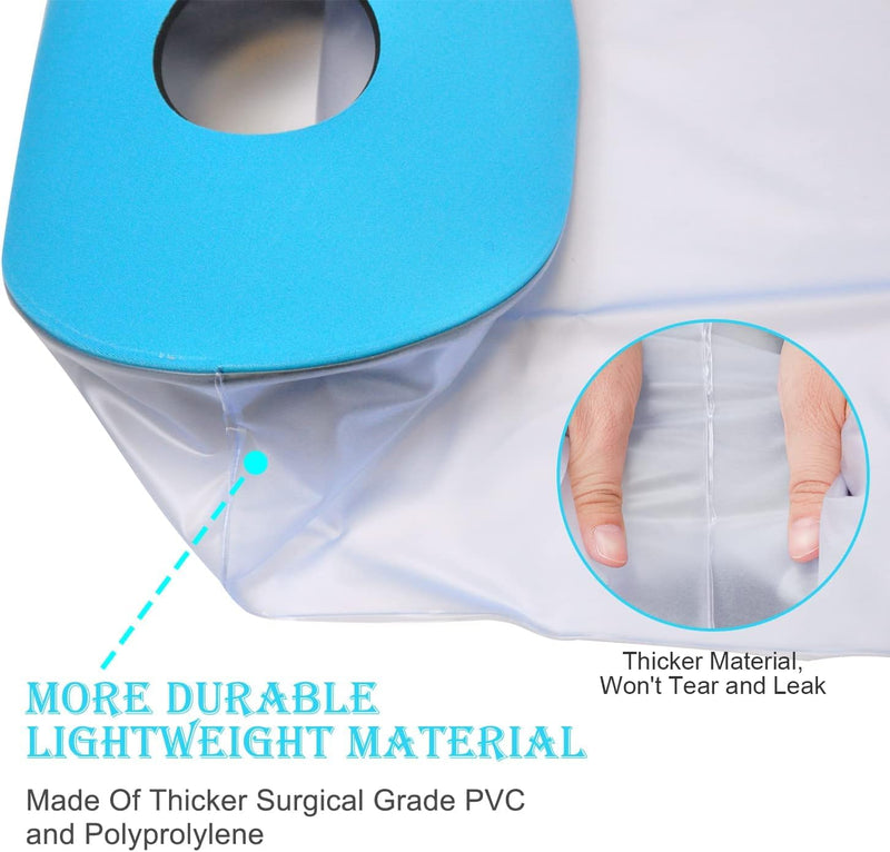Asunby Waterproof Hand Cast Covers for Shower Adult Bath Watertight Wrist Wound Protector Resuable Bandage Sleeve Bags for Broken Hand, Wrist, Fingers, After Surgery Burns Adult/Kids Hand - BeesActive Australia