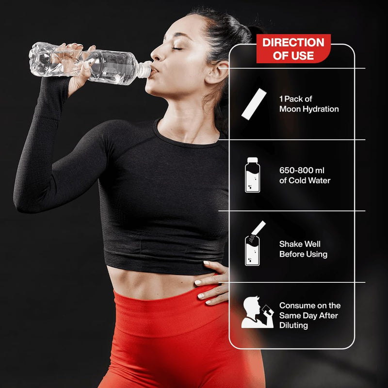 MOON Lunar Strawberry Hydration Booster Energy Drink Mix Natural & Healthy Electrolytes Mix Instant Daily Hydration & Energy Boost Post Workout Energy Powder Pack of 3(16g X 18 Sachets) 10.16 Ounce (Pack of 1)
