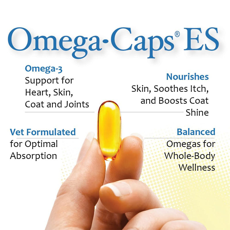 Extra Strength for Large and Giant Dogs Value Size Omega-3 and Omega-6 Fatty Acid Antioxidant Supplement Vet Formulated Made in USA Skin Coat Joint Heart and Immune Health 250 Softgel Capsules