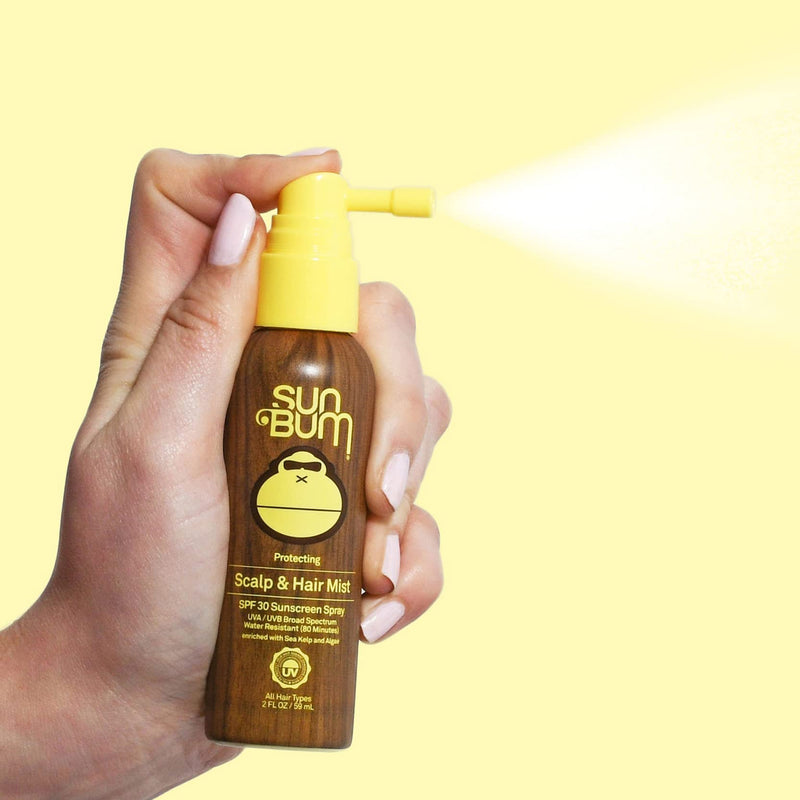 Sun Bum Original SPF 30 Sunscreen Scalp and Hair Mist I Vegan and Hawaii 104 Reef Act Compliant (Octinoxate Oxybenzone Free) I Broad Spectrum UVA/UVB Sunscreen Spray with Vitamin E I 2 OZ - BeesActive Australia