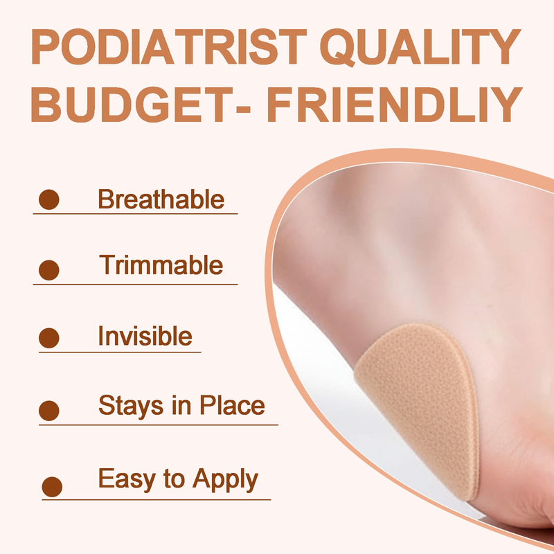 42 Pcs Metatarsal Felt Pads for Men & Women – 1/4 Inch Thick Ball of Foot Cushions for Pain Relief, Forefoot Pads for Calluses, Morton’s Neuroma, Metatarsalgia – Soft Shoe Inserts for All-Day Comfort 1/4" Thick-42 PACK - BeesActive Australia