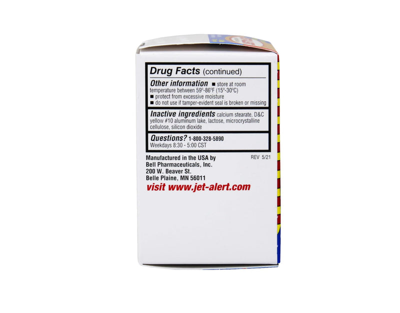 Jet Alert Double Strength Alertness Aid Caplets, 200mg-90 Ct Value Packs (6) 6 - BeesActive Australia