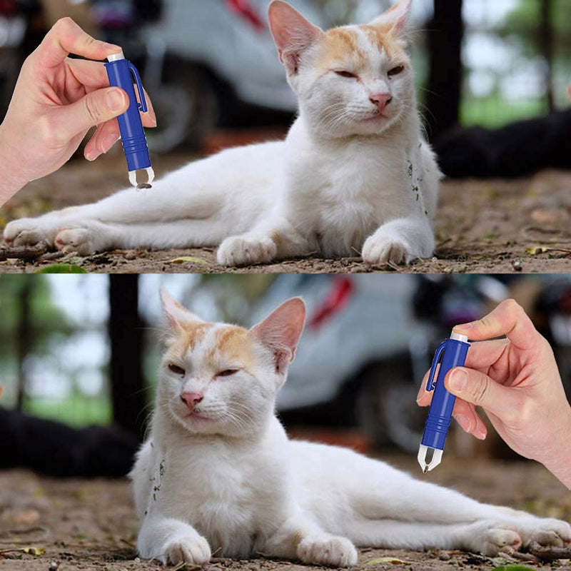 PKQTOP tick remover set for dogs and cats, tick tweezers set of 3, tick removal in seconds, safe tick tweezers for people and animals, 3 pieces - BeesActive Australia
