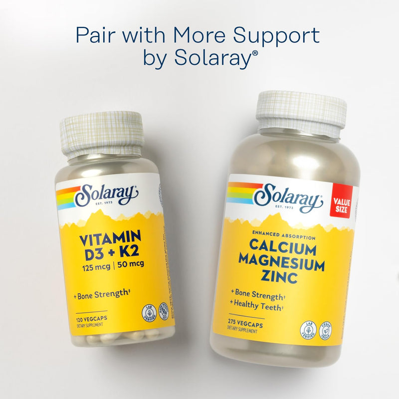 SOLARAY Spectro Multivitamin with Iron - Multi Vitamin with Calcium, Magnesium, Energizing Greens, Herbs & Digestive Enzymes - Digestion, Energy, and Bone Health Support (60 Servings, 360 Capsules) 360 Count (Pack of 1)