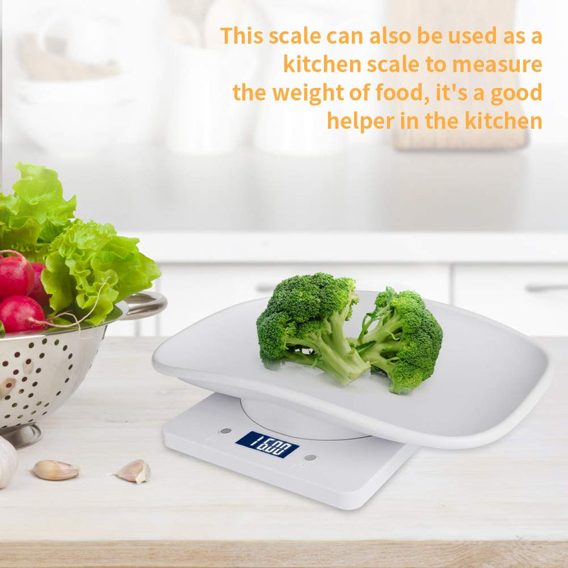 Aceshop Digital Pet Scale Animal Scale with LCD Display, 4 Weighting Modes (oz/ml/lb/g) for Pets and Kitchen for Measuring Small Cats, Dogs, Food, Capacity up to 10kg - BeesActive Australia