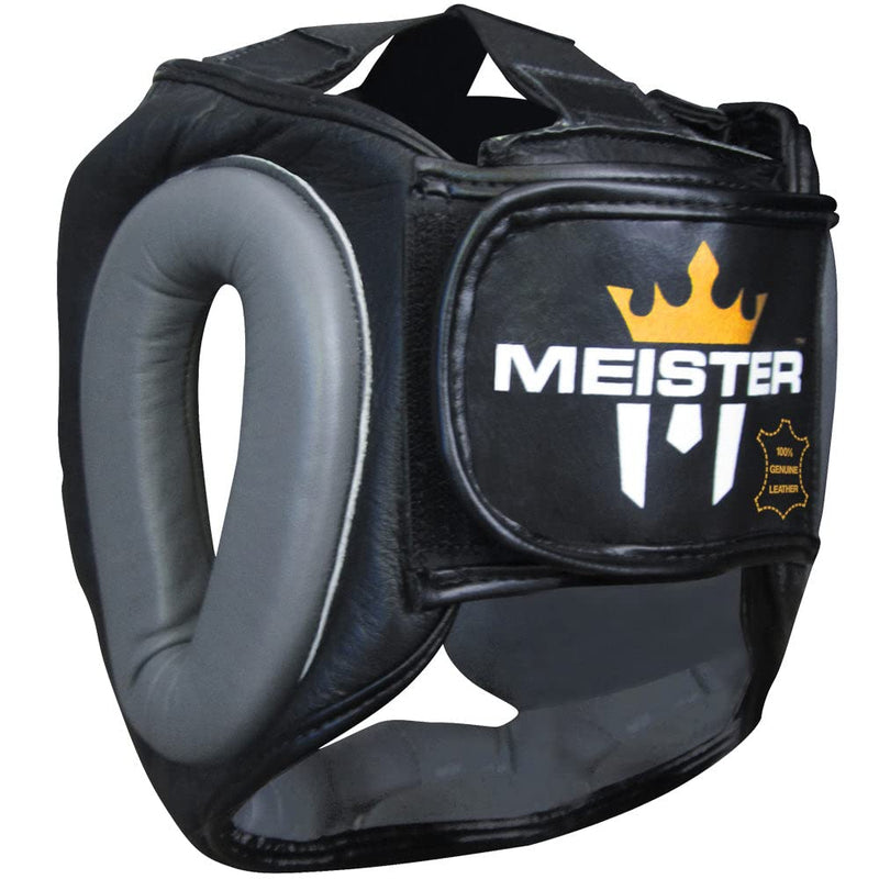 Meister Gel Full-Face Training Head Guard - Black/Charcoal/Gold XX-Large - BeesActive Australia